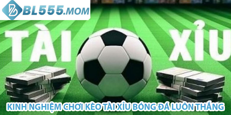 kinh nghiệm chơi kèo tài xỉu bóng đá luôn thắng